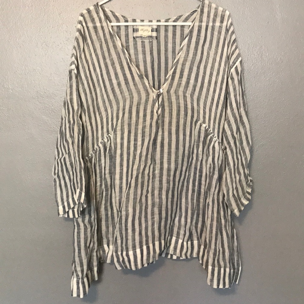 Meg by Design linen gauze “jacket”